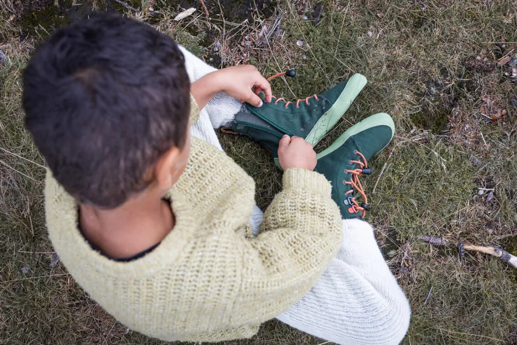 Kinder Wildling Shoes Haldy pinie